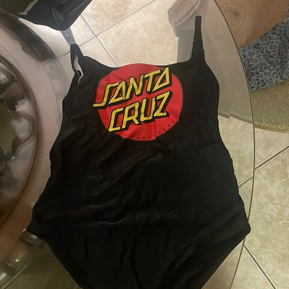 santa cruz classic dot one piece swimsuit